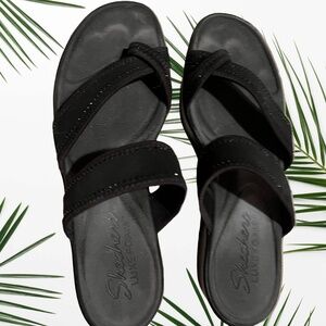 Skechers Bumblers Steady Rock Black Sandals